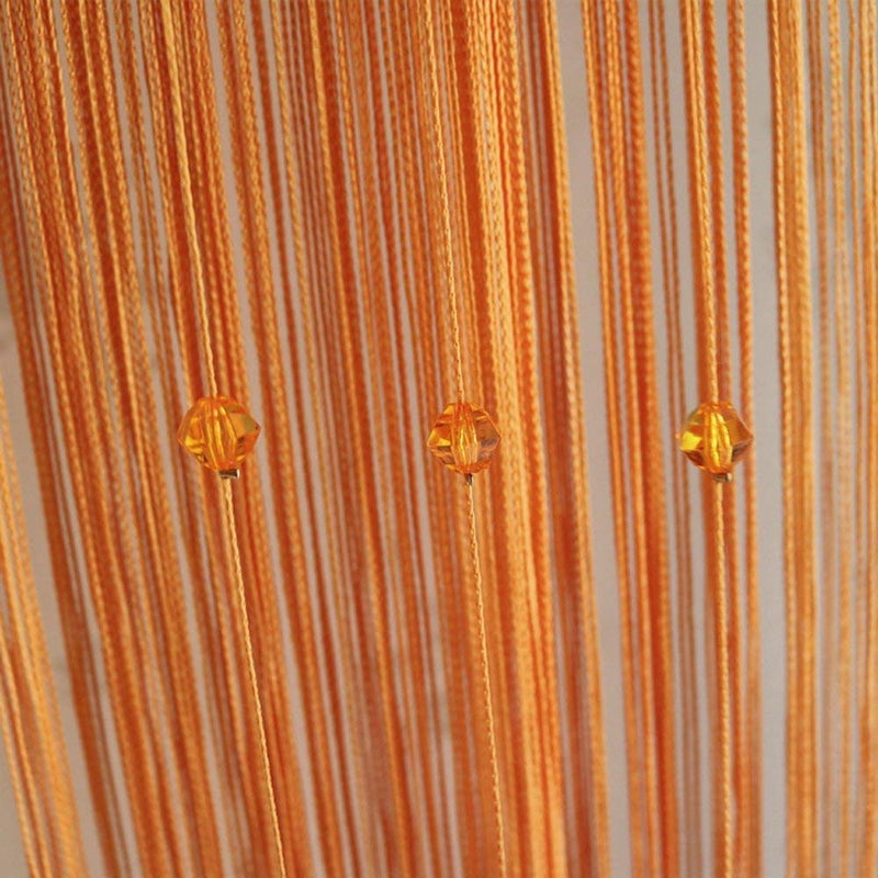 FUT String Tassel Crystal Beads Curtain, Partition Door Curtain Beaded String Curtain Door Screen Panel Home Decor Divider for Bridal Chamber Room Beauty Salon Bedroom New Home Hotel Decoration 1x2m - Image 3